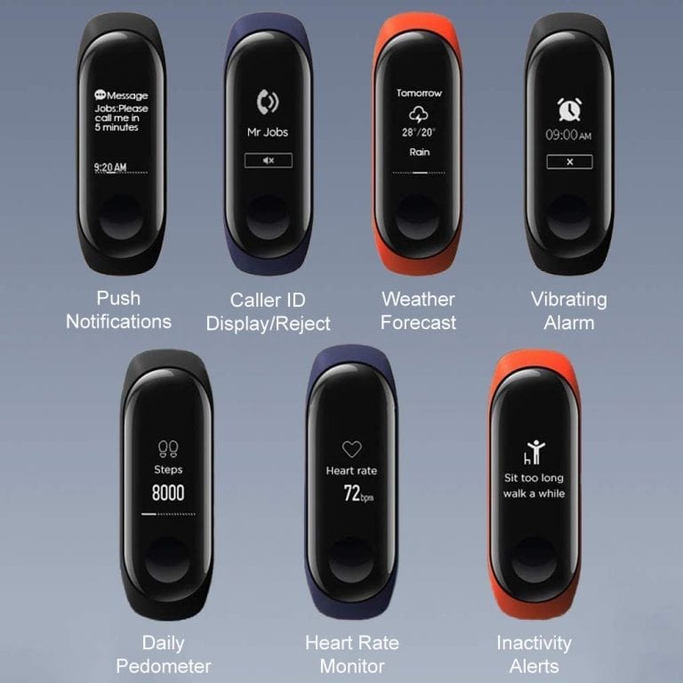 Smartwatch Xiaomi Mi Band - variedad