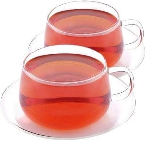 Taza de te 2 tazas de té VAHDAM Purpurina