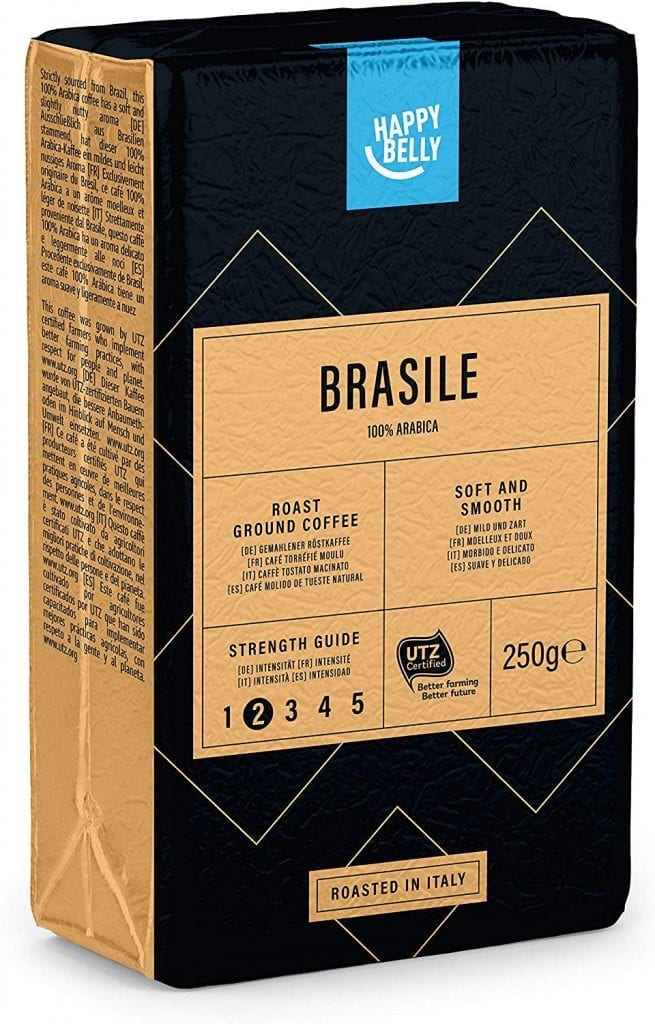 Cafe Brasileño para cafe cortado 4 x 250g