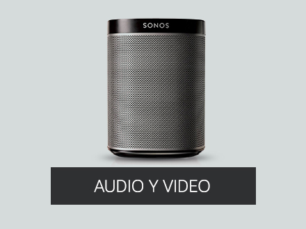 audio y video compatible con asitente con voz