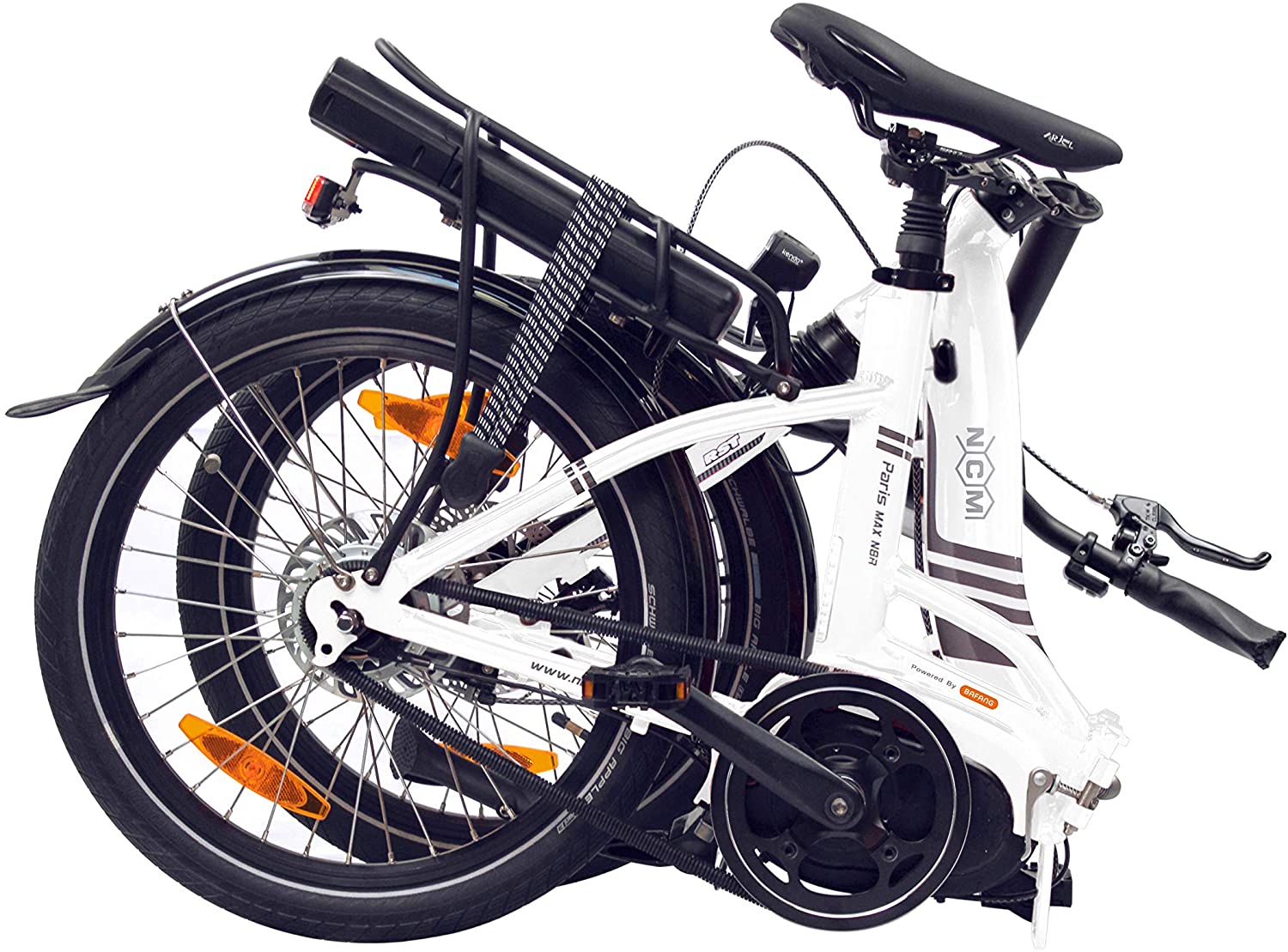 bicicleta eléctrica plegable ncm paris max n8c