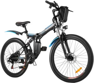 bicicleta electrica ancher dobe suspension opiniones