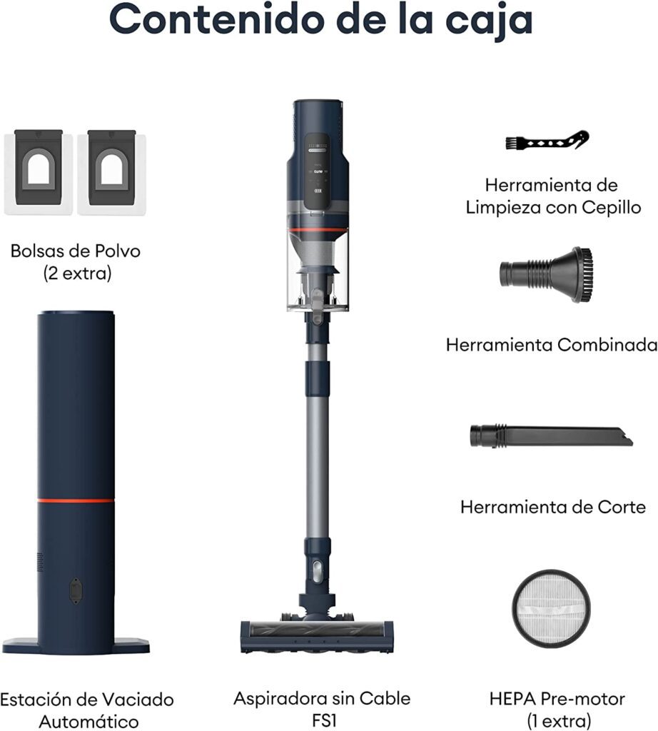 accesorios aspirador escoba vertical ultenic fs1